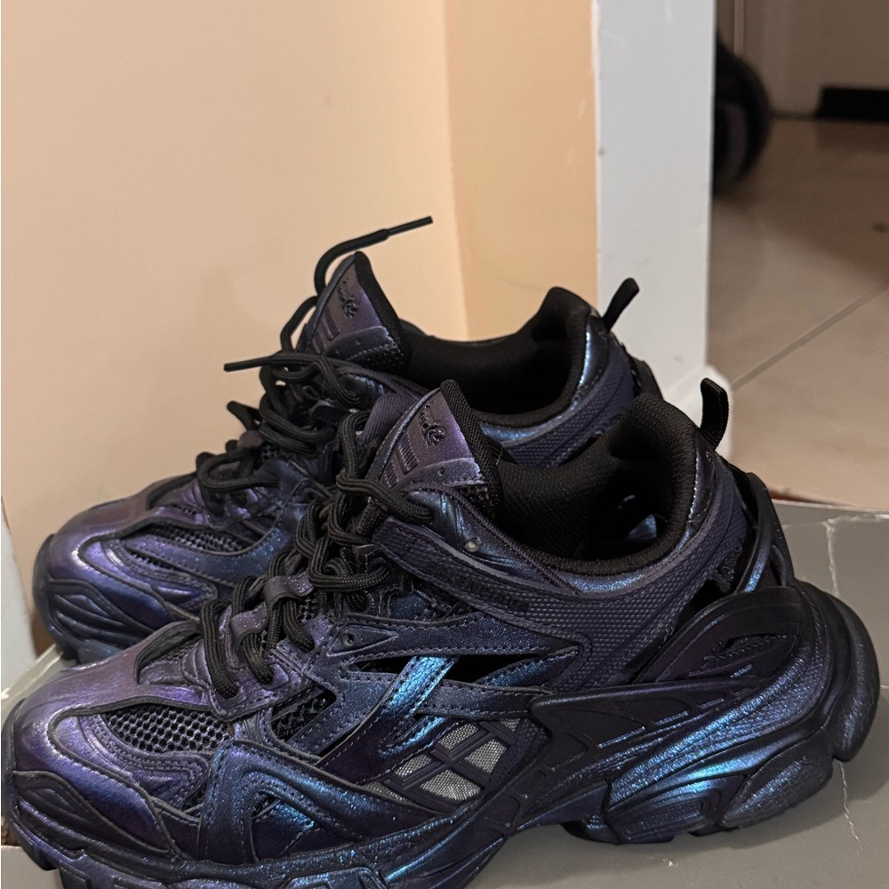 Iridescent Balenciaga sneakers